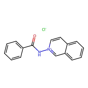 N-(2lambda~5~-Isoquinolin-2-ylidene)benzamide--hydrogen chloride (1/1) structure