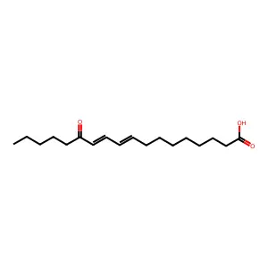 13-Oxo-9E,11E-octadecadienoic acid structure