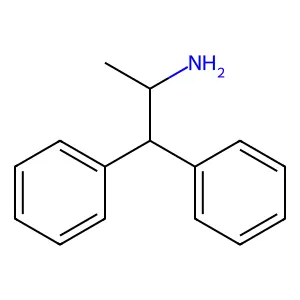 alpha-Methyl-beta-phenylbenzeneethanamine structure