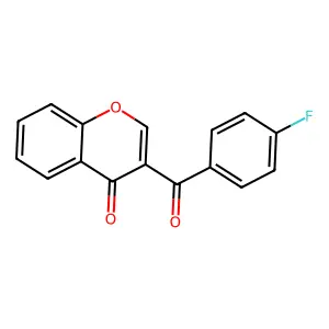 3-(4-Fluorobenzoyl)chromen-4-one structure