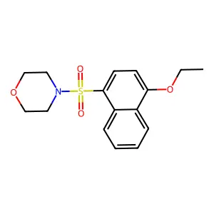 4-(4-Ethoxynaphthalen-1-yl)sulfonylmorpholine structure