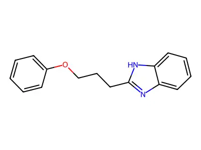 2-(3-phenoxypropyl)-1H-benzimidazole structure