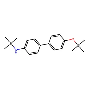 N-trimethylsilyl-4-(4-trimethylsilyloxyphenyl)aniline structure