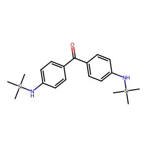 Bis[4-(trimethylsilylamino)phenyl]methanone structure