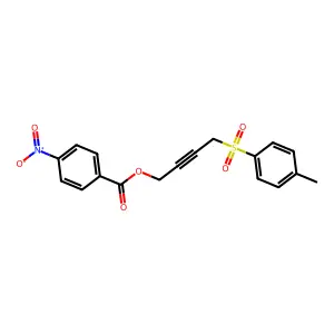 4-[(4-Methylphenyl)sulfonyl]-2-butyn-1-yl 4-nitrobenzoate structure