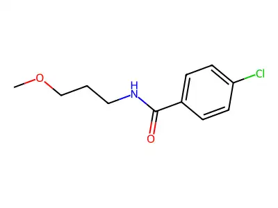 4-chloro-N-(3-methoxypropyl)benzamide structure