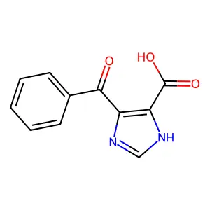 4-benzoyl-1H-imidazole-5-carboxylic acid structure