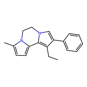 1-Ethyl-8-methyl-2-phenyl-5,6-dihydrodipyrrolo[1,2-a:2',1'-c]pyrazine structure