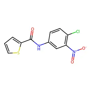 N-(4-氯-3-硝基苯基)噻吩-2-甲酰胺 structure