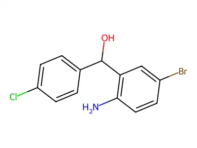 (2-Amino-5-bromophenyl)(4-chlorophenyl)methanol structure