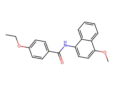 4-ethoxy-N-(4-methoxynaphthalen-1-yl)benzamide structure