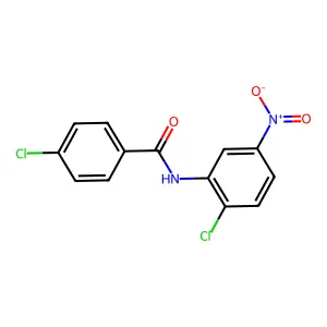 4-chloro-N-(2-chloro-5-nitrophenyl)benzamide structure