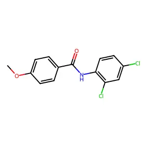N-(2,4-dichlorophenyl)-4-methoxybenzamide structure