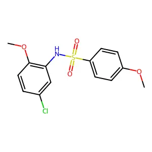 N-(5-chloro-2-methoxyphenyl)-4-methoxybenzenesulfonamide structure