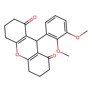 9-(2,3-dimethoxyphenyl)-3,4,5,6,7,9-hexahydro-1H-xanthene-1,8(2H)-dione structure