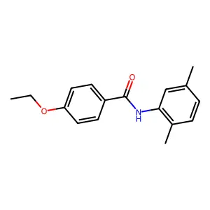 N-(2,5-dimethylphenyl)-4-ethoxybenzamide structure