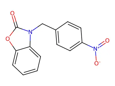 3-(4-nitrobenzyl)-1,3-benzoxazol-2(3H)-one structure