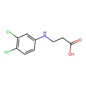 N-[3,4-Dichlorophenyl]-beta-alanine structure