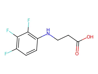 Propanoic acid, 3-[4-(methylsulfonyl)anilino]- structure