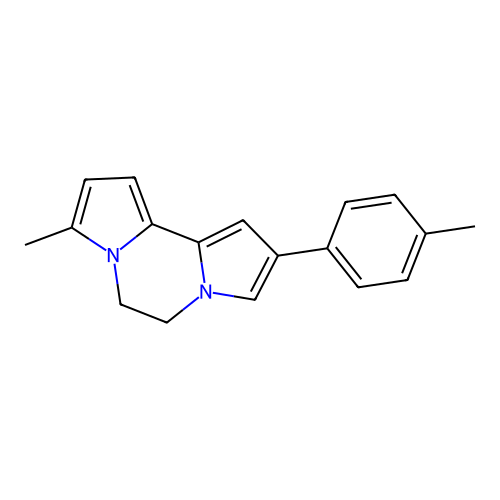 8-Methyl-2-(p-tolyl)-5,6-dihydrodipyrrolo[1,2-a:2',1'-c]pyrazine structure