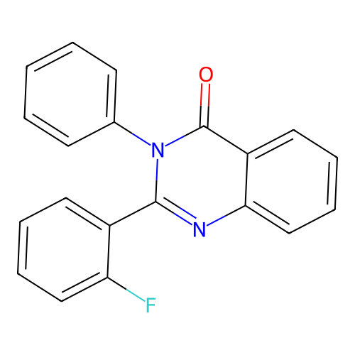 2-(2-Fluoro-phenyl)-3-phenyl-3H-quinazolin-4-one structure