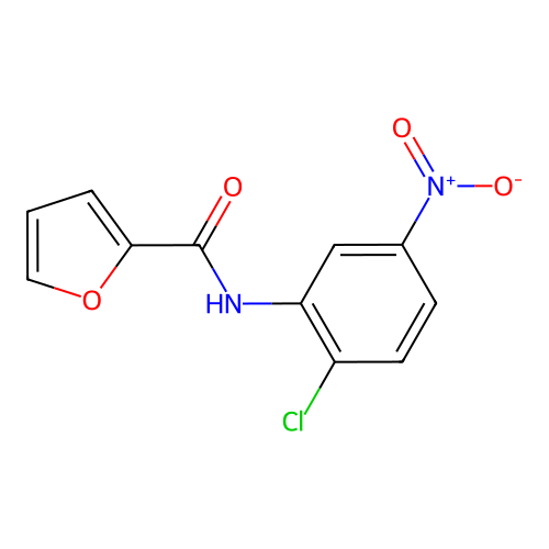 N-(2-chloro-5-nitrophenyl)furan-2-carboxamide structure