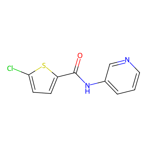 5-chloro-N-(pyridin-3-yl)thiophene-2-carboxamide structure