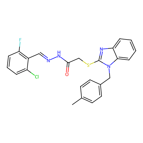 C24H20ClFN4OS structure