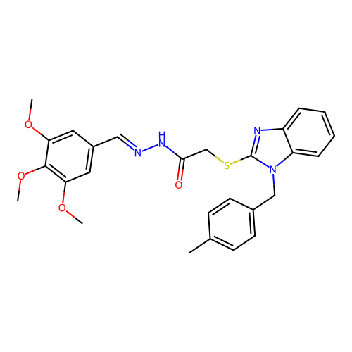 C27H28N4O4S structure