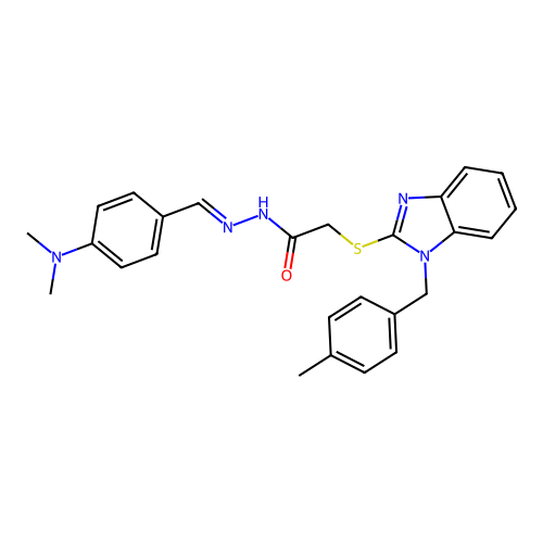 C26H27N5OS structure
