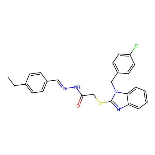C25H23ClN4OS structure