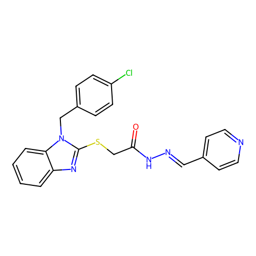 C22H18ClN5OS structure