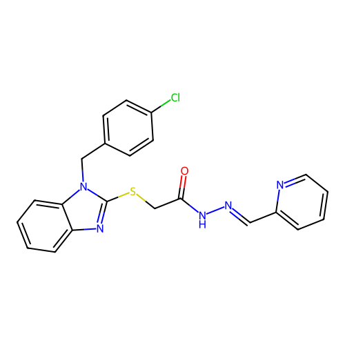 C22H18ClN5OS structure