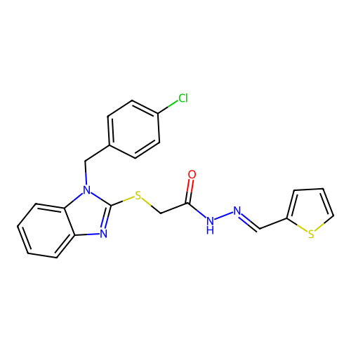 C21H17ClN4OS2 structure