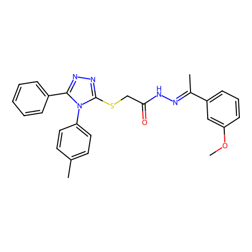 C26H25N5O2S structure