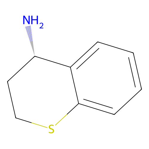 (4S)-3,4-dihydro-2H-1-benzothiopyran-4-amine structure