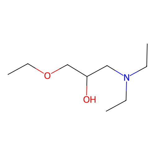 1-(Diethylamino)-3-ethoxypropan-2-ol structure