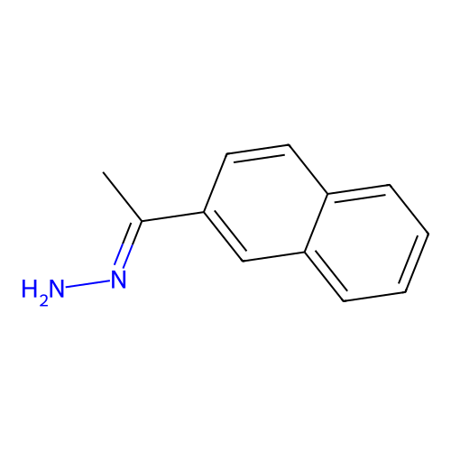 1-Naphthalen-2-ylethylidenehydrazine structure