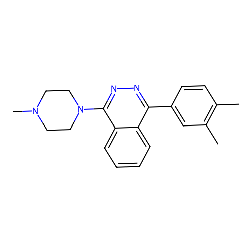 1-(3,4-Dimethylphenyl)-4-(4-methylpiperazin-1-yl)phthalazine structure