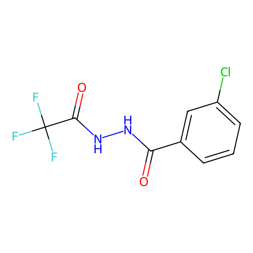 3-Chloro-N'-(trifluoroacetyl)benzohydrazide structure