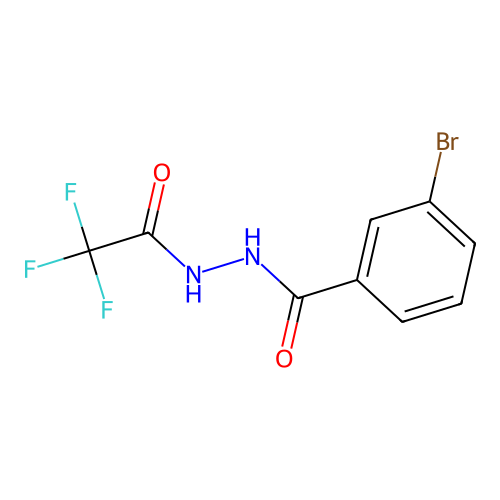 3-bromo-N'-(trifluoroacetyl)benzohydrazide structure