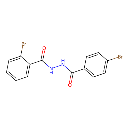 2-Bromo-N'-(4-bromobenzoyl)benzohydrazide structure