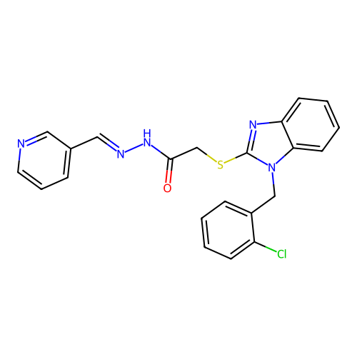 C22H18ClN5OS structure