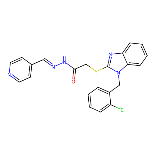 C22H18ClN5OS structure