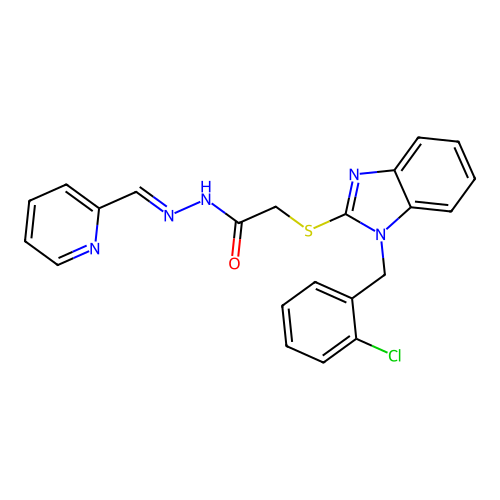 C22H18ClN5OS structure