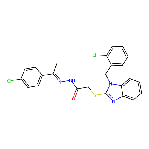 C24H20Cl2N4OS structure