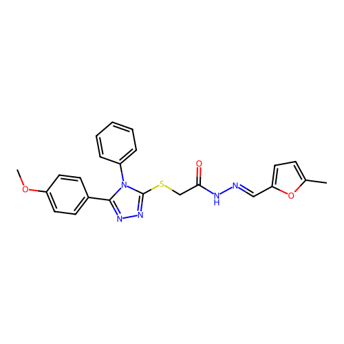 C23H21N5O3S structure