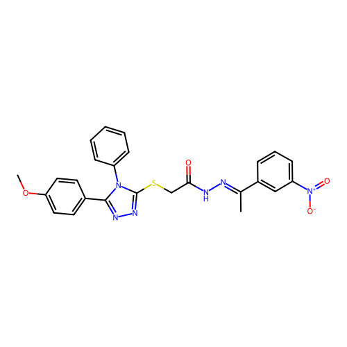 C25H22N6O4S structure