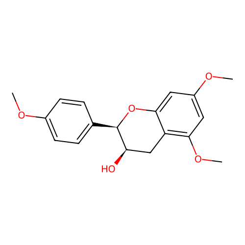 Epiafzelechin trimethyl ether structure