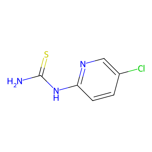(5-Chloropyridin-2-YL)thiourea structure